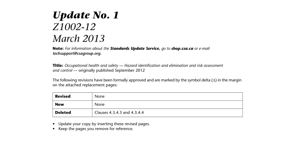 CSA Z1002-12 pdf download