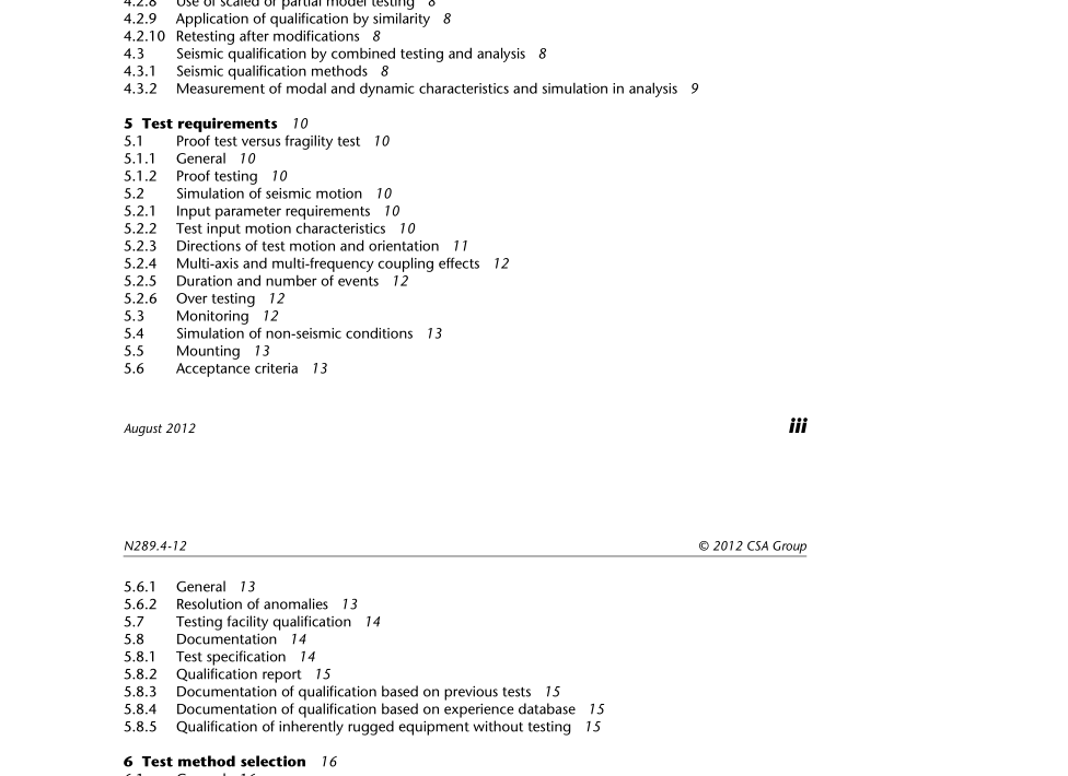 CSA N289.4-12 pdf download