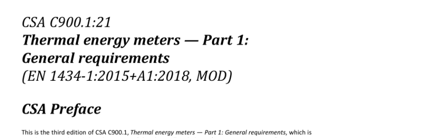 CSA C900.1:21 pdf download