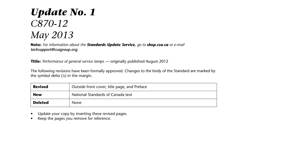 CSA C870-12 pdf download